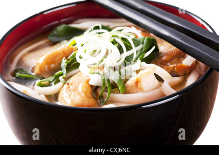 Udon Suppe Stockfoto