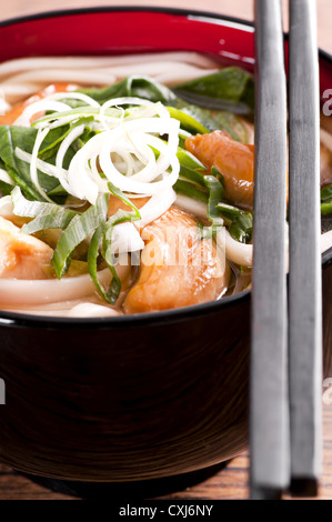 Udon Suppe Stockfoto