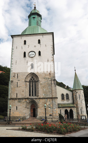 Kathedrale von Bergen (Domkirke) Stockfoto