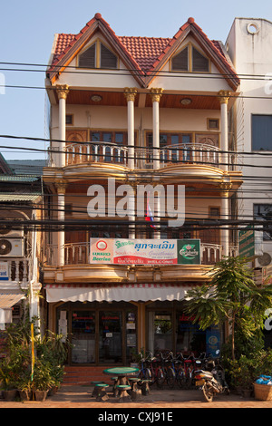 Gästehaus, Vientiane, Laos Stockfoto