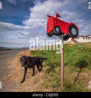 Eingerichteten Postfächer, Nordisland Stockfoto