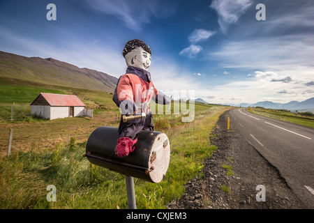 Eingerichteten Postfächer, Nordisland Stockfoto