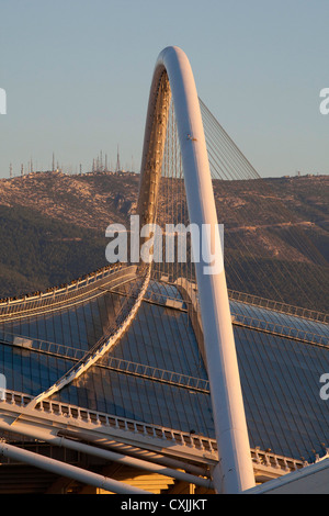 Griechenland, Attika, Athen, Maroussi, Olympiastadion OAKA Baujahr 2004 vom Architekten Santiago Calatrava Stockfoto