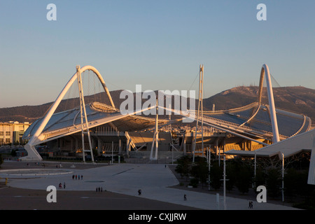 Griechenland, Attika, Athen, Maroussi, Olympiastadion OAKA Baujahr 2004 vom Architekten Santiago Calatrava Stockfoto