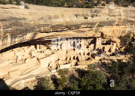 Cliff Palace, Mesa Verde Nationalpark, Colorado USA Stockfoto