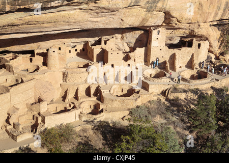 Cliff Palace, Mesa Verde Nationalpark, Colorado USA Stockfoto
