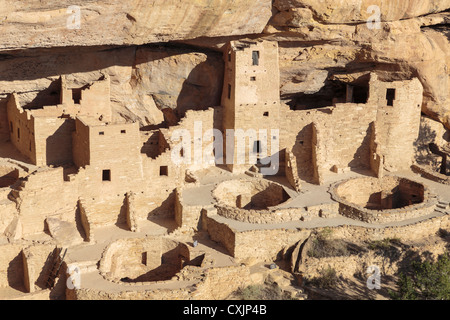 Cliff Palace, Mesa Verde Nationalpark, Colorado USA Stockfoto