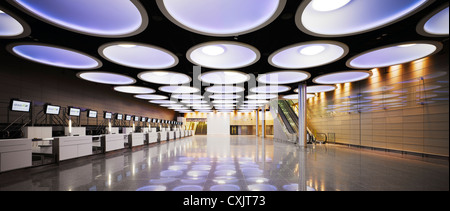 Check-In-Anlage, Dublin Airport, Flughafen, Europa, Irland, Dublin, Moloney O'Beirne Architekten, 2012 Stockfoto