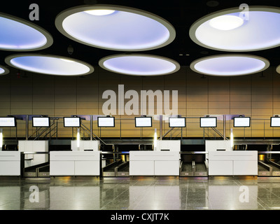 Check-In-Anlage, Dublin Airport, Flughafen, Europa, Irland, Dublin, Moloney O'Beirne Architekten, 2012 Stockfoto