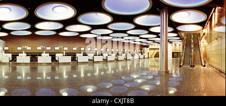 Check-In-Anlage, Dublin Airport, Flughafen, Europa, Irland, Dublin, Moloney O'Beirne Architekten, 2012 Stockfoto