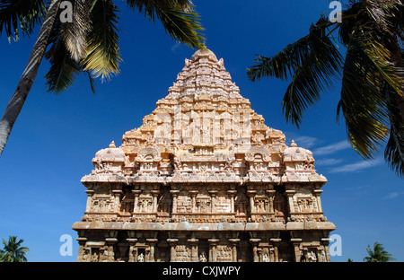 Elften Jahrhundert Shiva-Tempel in Gangaikondacholapuram, Tamil Nadu, Indien. Stockfoto