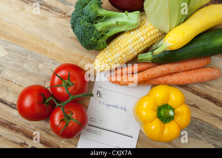 Vielzahl von Gemüse und Verschreibung, Birmingham, Alabama, USA Stockfoto