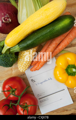 Vielzahl von Gemüse und Verschreibung, Birmingham, Alabama, USA Stockfoto