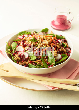 Linsensalat Stockfoto