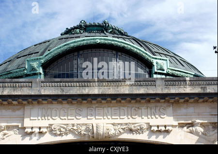 LIMOGES-BENEDIKTINER-BAHNHOF. Stockfoto