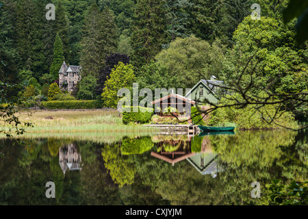 Loch Ard Seeufer, Schottland Stockfoto