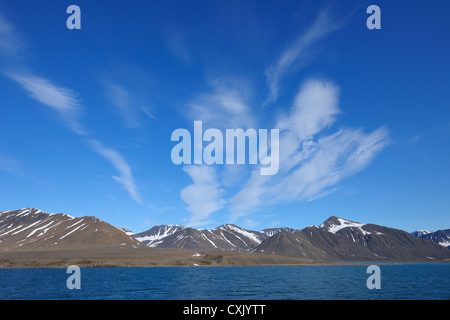 Mushamna, Woodfjorden, Spitzbergen, Svalbard, Norwegen Stockfoto