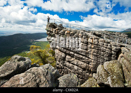 Suche von der Zinne im Grampians National Park. Stockfoto