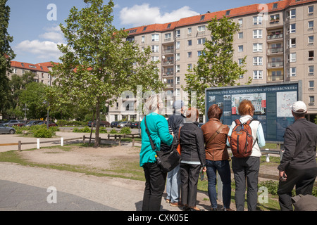 Hitlers Bunker Site, Berlin, Deutschland Stockfoto