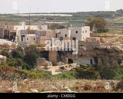 Häuser im Bau auf Malta Stockfoto