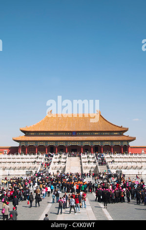 Halle der Höchsten Harmonie, Verbotene Stadt, Beijing Stockfoto