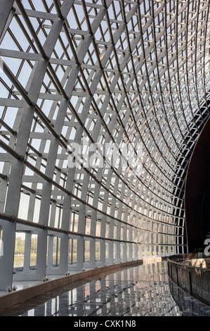 Metallrahmen des Gebäudes, China National Grand Theatre Stockfoto