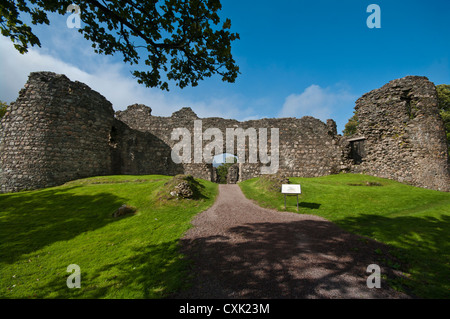 13. Jahrhundert Inverlochy Castle Ruinen Inverlochy Fort William Highland-Schottland Stockfoto