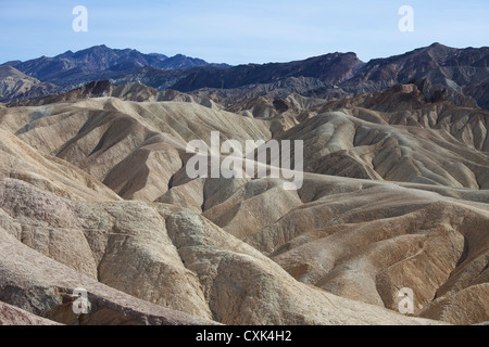 Zabriskie Point, Death Valley Nationalpark, Kalifornien, USA Stockfoto