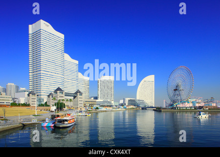 Ansicht von Minato Mirai 21, Yokohama Stockfoto