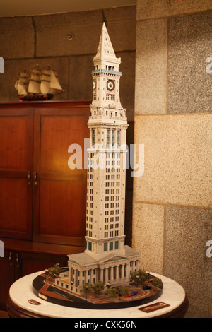 Modell des alten Zollhaus und Turm, heute ein Marriott Resort Hotel Stockfoto