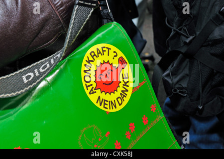 Kernenergie, Nein danke Stockfoto