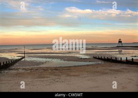 Dovercourt viktorianischen Leuchtturm, Harwich, Sussex, England UK Stockfoto