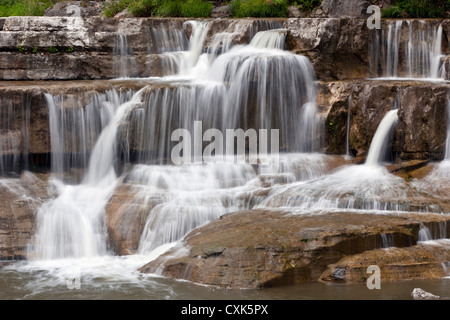 Kaskade, Taughannock Falls State Park, New York State Stockfoto