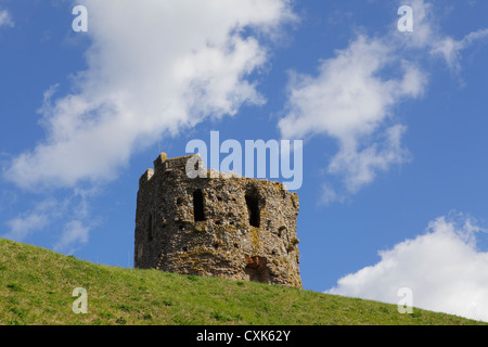 Top der römischen Leuchtturm Dover Castle Kent England UK GB Stockfoto