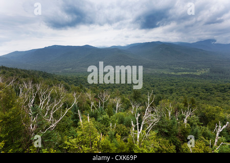 Blick vom Mt. Von Hoevenberg, Adirondack Mountains, New York Stockfoto