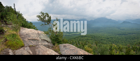 Blick vom Mt. Van Hoevenberg, Adirondack Mountains, New York Stockfoto