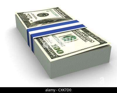 US-Dollar. 3D Stockfoto