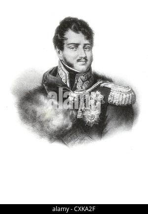 Józef Antoni Poniatowski 1763-1813 Prince de Pologne, Maréchal d'Empire Stockfoto