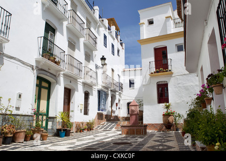 Das Dorf von Competa in Andalusien, Südspanien Stockfoto