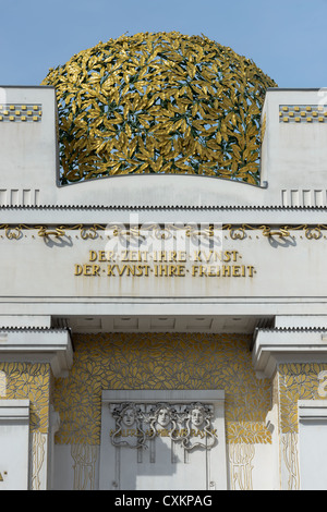 Gebäude der Secession entworfenen Joesph M Olbrich, Wien, Österreich Stockfoto