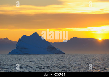 Eisberg, Ittoqqortoormiit, Sermersooq, Grönland Stockfoto