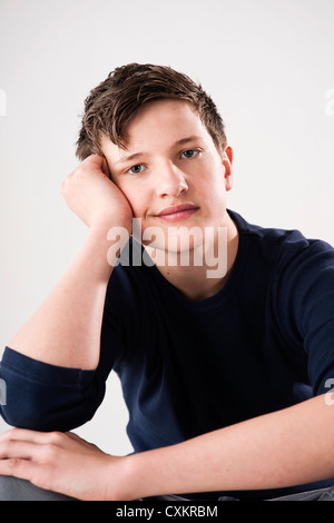 Porträt von Teenager Stockfoto