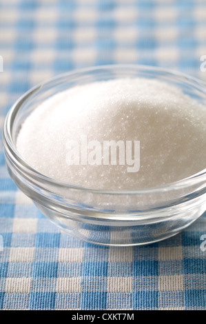 Schüssel mit Zucker Stockfoto
