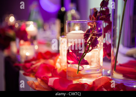 Herzstück bei Hochzeit, Toronto, Ontario, Kanada Stockfoto