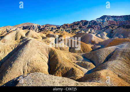 Death Valley Nationalpark, Zabriskie Point, Kalifornien Stockfoto