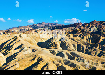 Death Valley Nationalpark, Zabriskie Point, Kalifornien Stockfoto