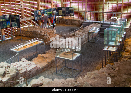 Cerro de San Miguel-Museum im Schloss. Burgos-Stadt. Kastilien und Leon, Spanien. Stockfoto