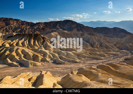 Death Valley Nationalpark, Zabriskie Point, Kalifornien Stockfoto
