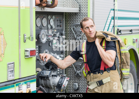 Feuerwehrmann, Florida, USA Stockfoto