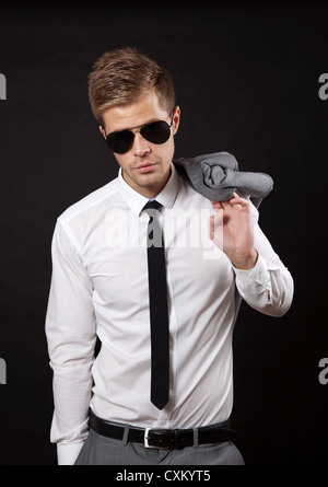 Zuversichtlich Geschäftsmann Stockfoto